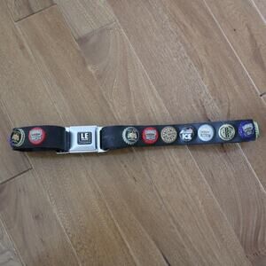 Little‎ Earth Beer Bottle Seatbelt Belt With Opener Buckle Adjustable Medium